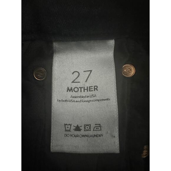 Mother High Waisted Looker Jeans in Blackbird Sz 27 Stretchy Skinny Ankle *Flaw - Picture 5 of 12